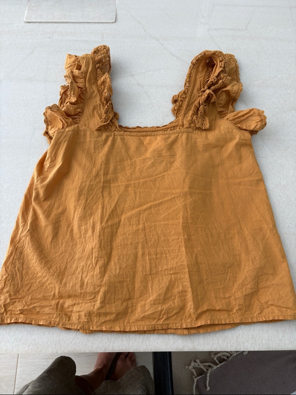 Sezane Lexi Ruffled Eyelet Blouse - Picture 4 of 7